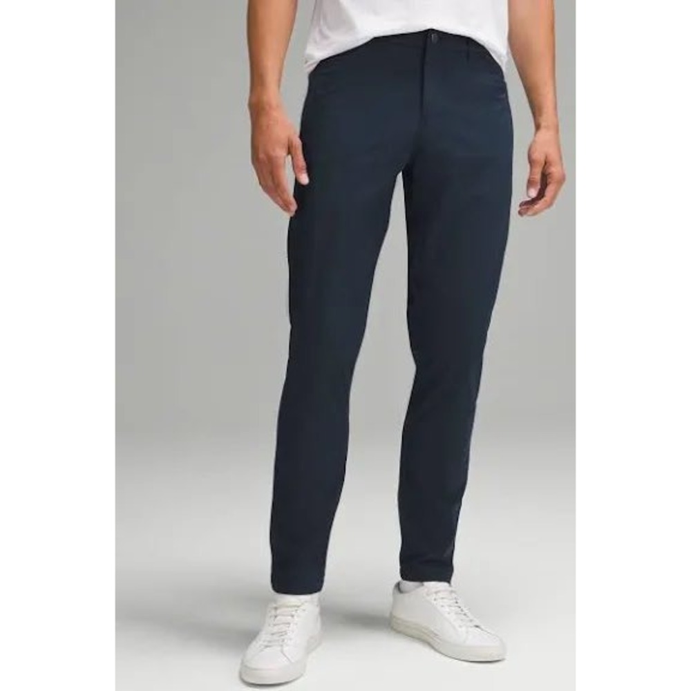 Lululemon ABC Slim Fit Pant 30 Navy Blue Warpstreme LM5ALWS